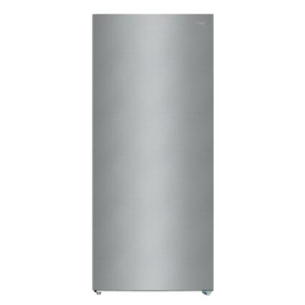 Forte 33-Inch Stainless Steel Freestanding Upright Freezer with Left Hinge